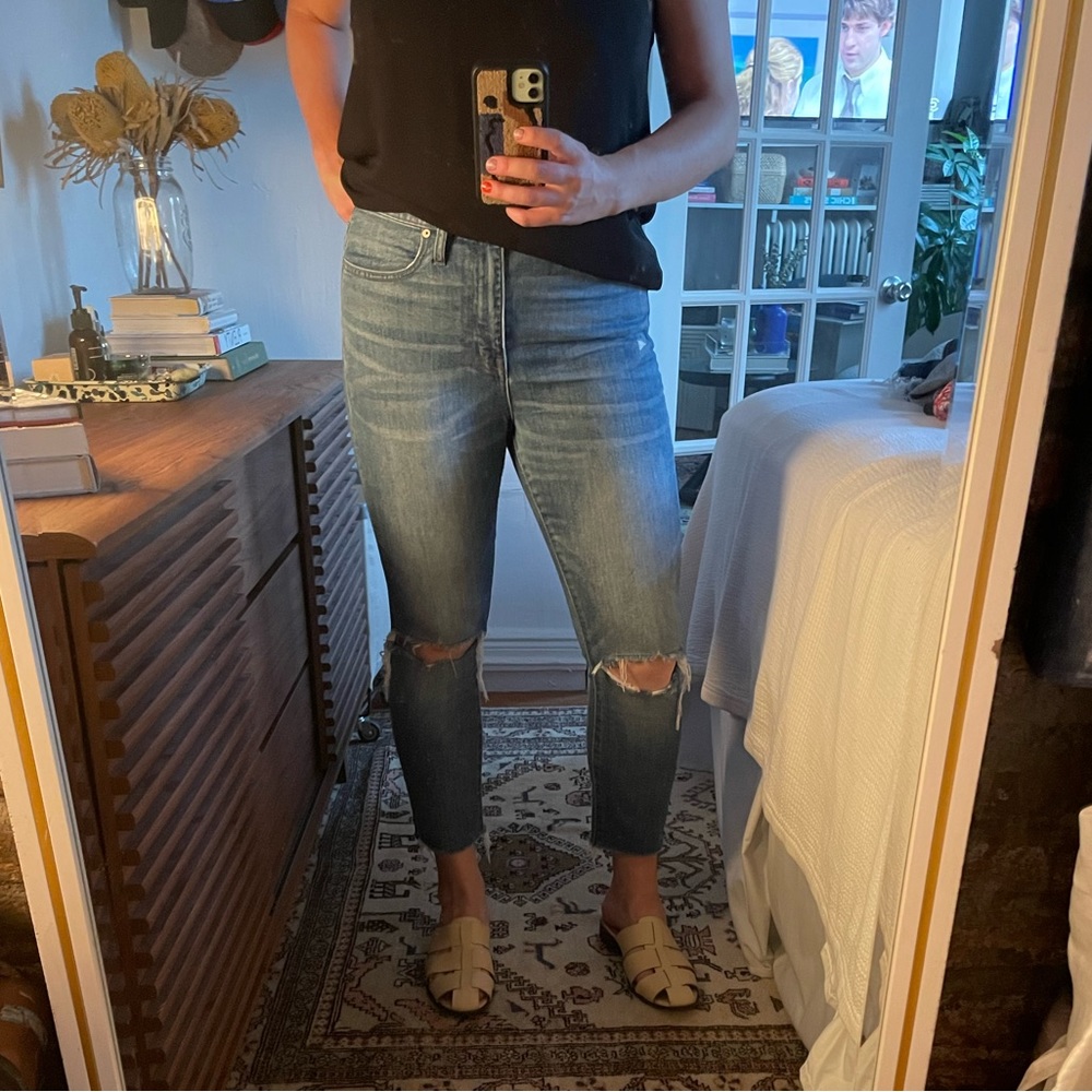 Madewell ankle length skinny Jean